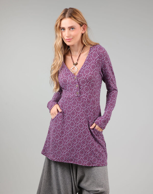 טוניקת כפתורים