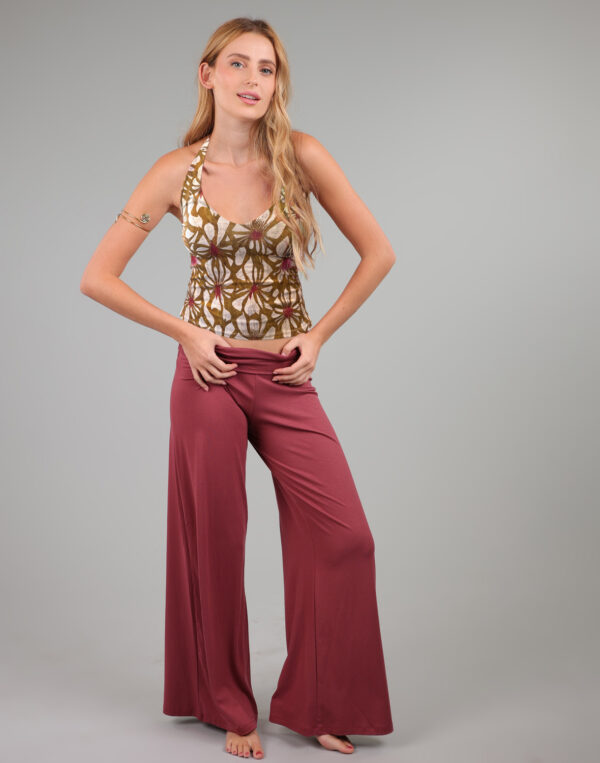 טופ קשירה מודפס